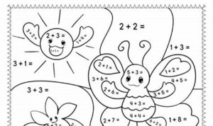 addition coloring worksheets