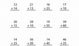 addition worksheets for 2nd graders