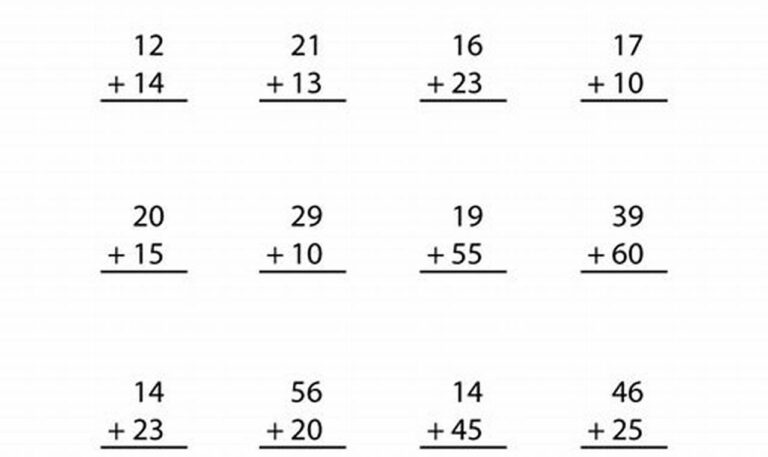 addition worksheets for 2nd graders